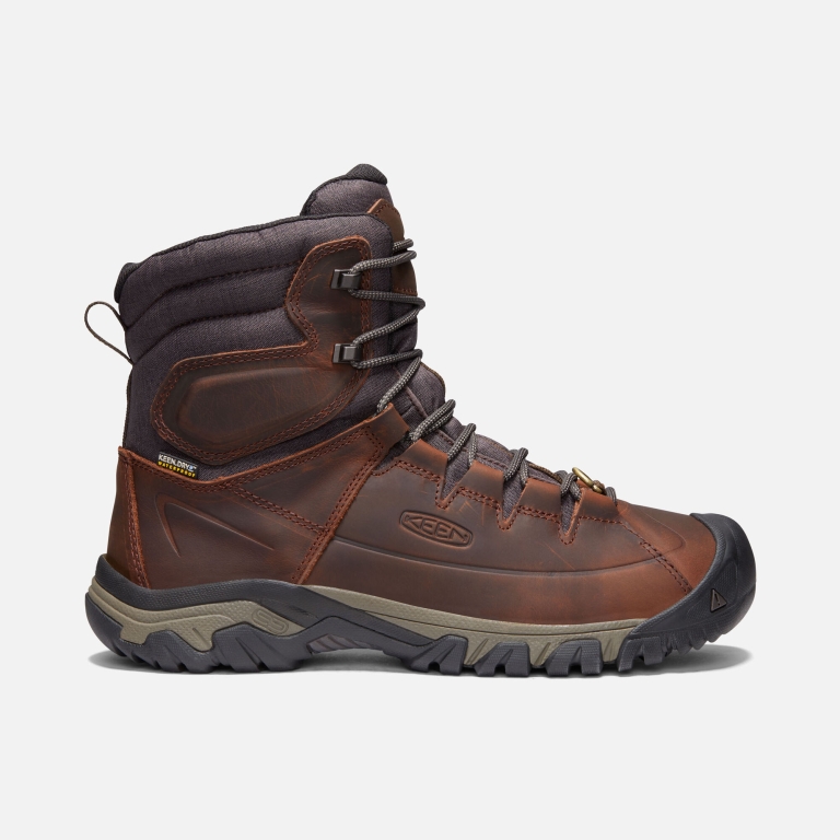 Keen Targhee High Lace Waterproof Boots - Men's Brown Boots